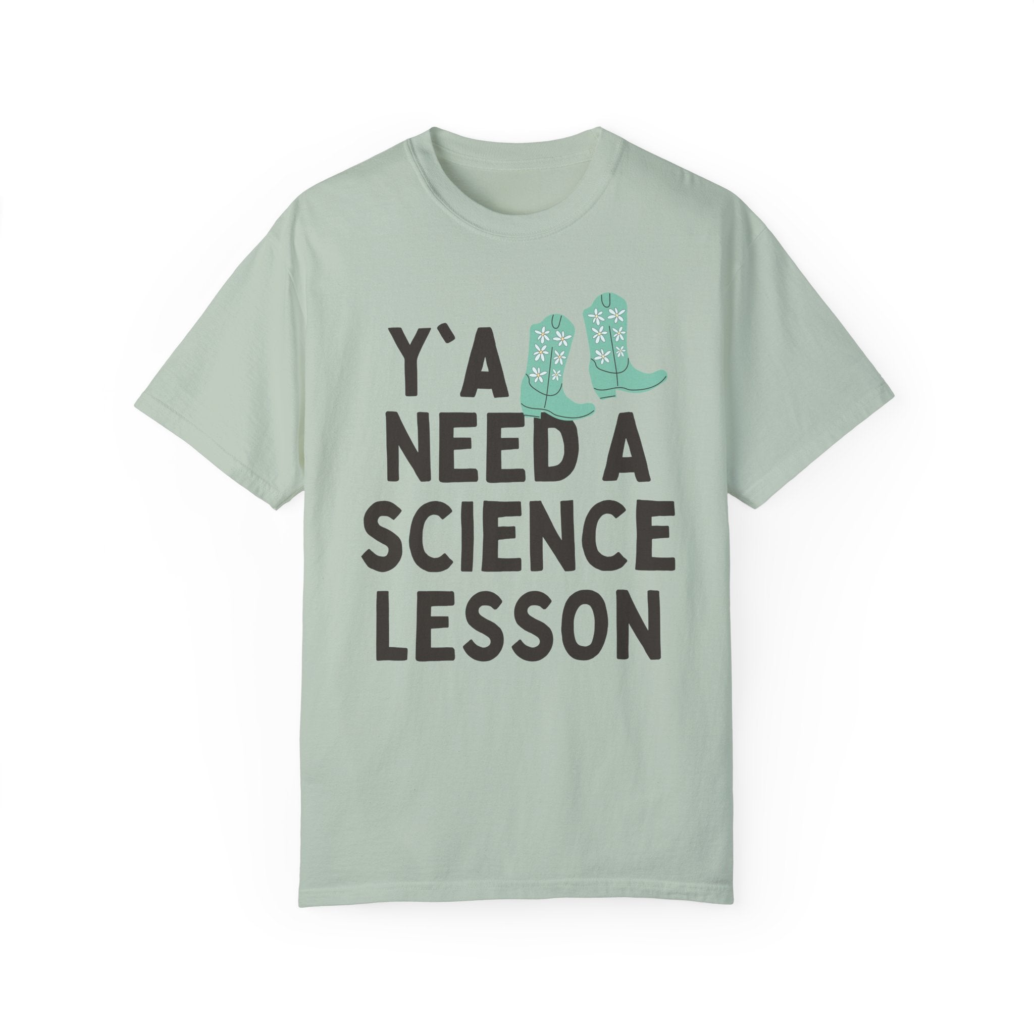Science Teacher T-Shirt, Groovy Western Vibe: Y'all Need a Science Lesson, Environmental Science Teacher, Geology or Physics Professor Gift - Opal and June