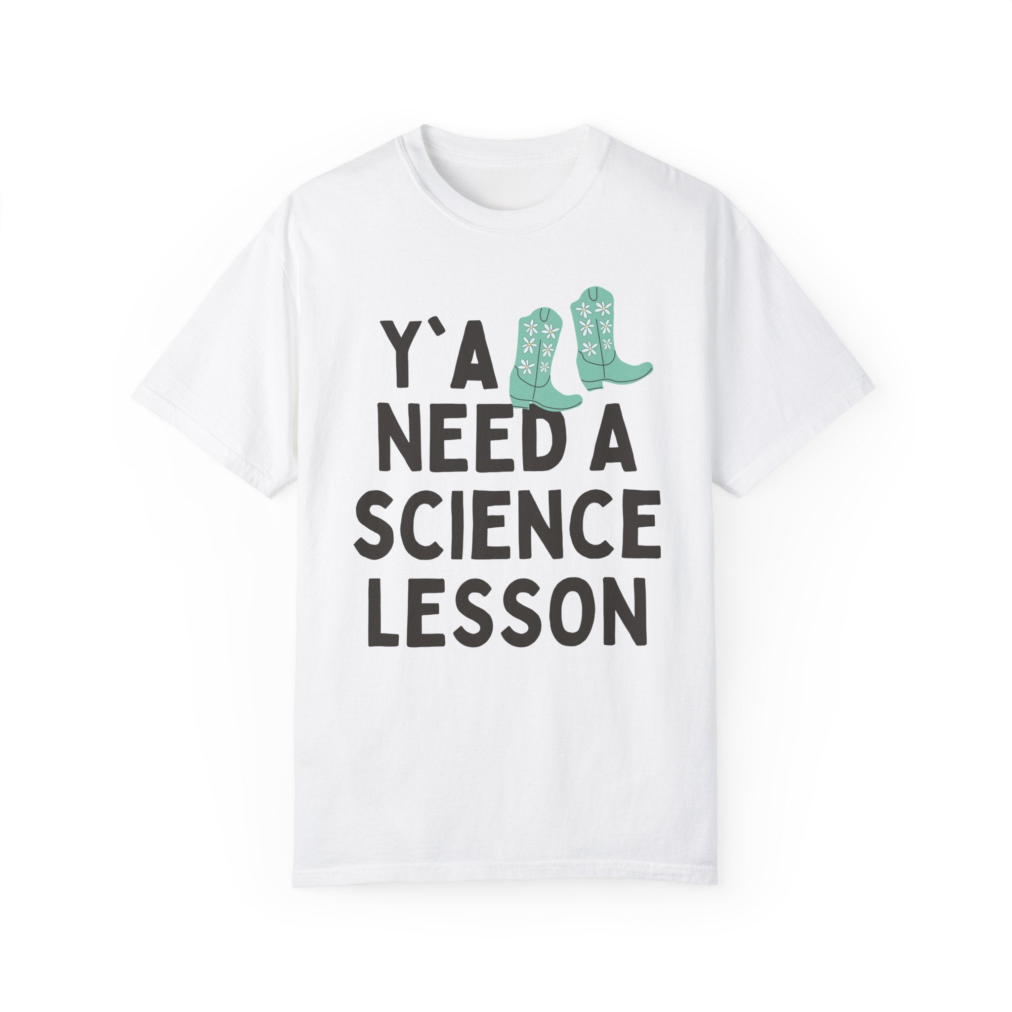 Science Teacher T-Shirt, Groovy Western Vibe: Y'all Need a Science Lesson, Environmental Science Teacher, Geology or Physics Professor Gift - Opal and June