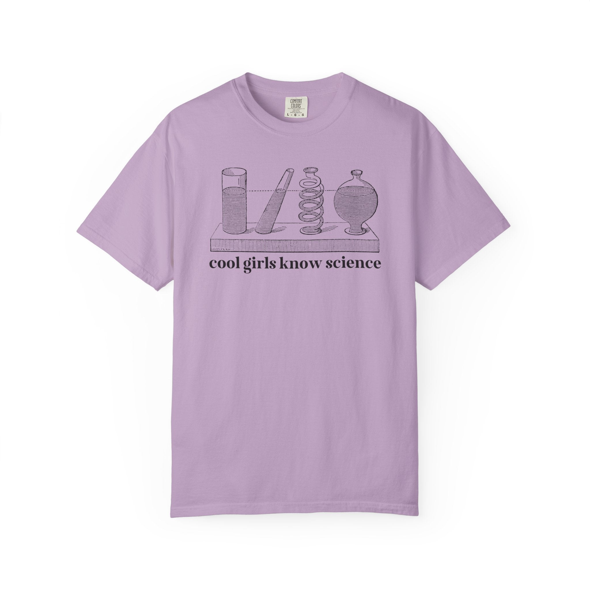Science Teacher Tee Shirt for Women in STEM: Cool Girls Love Science, Women in Science T-Shirt for Science Major or Chemistry Professor - Opal and June