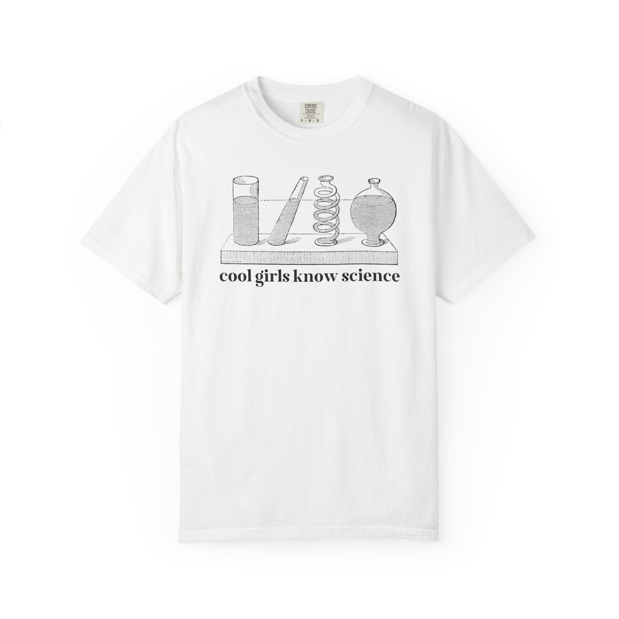 Science Teacher Tee Shirt for Women in STEM: Cool Girls Love Science, Women in Science T-Shirt for Science Major or Chemistry Professor - Opal and June