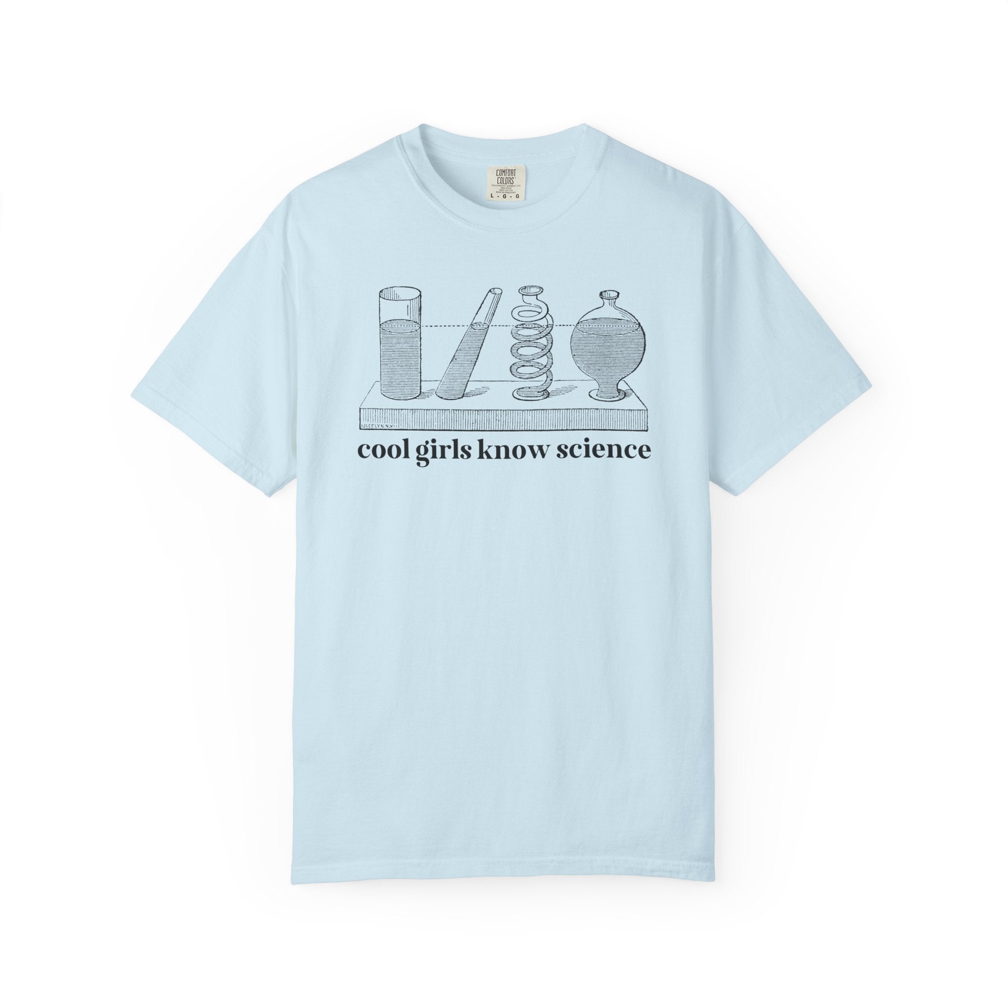 Science Teacher Tee Shirt for Women in STEM: Cool Girls Love Science, Women in Science T-Shirt for Science Major or Chemistry Professor - Opal and June