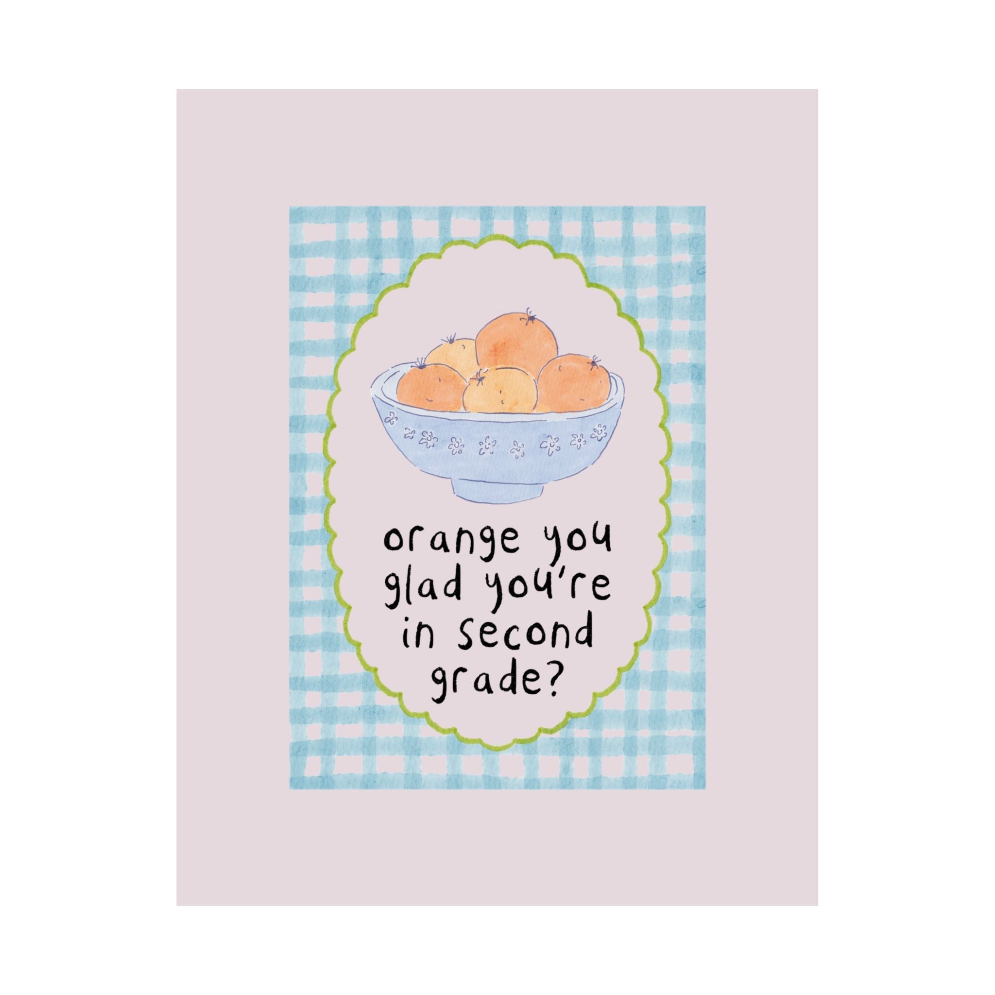 Second Grade Classroom Decor: Orange You Glad You're in Second Grade - Opal and June