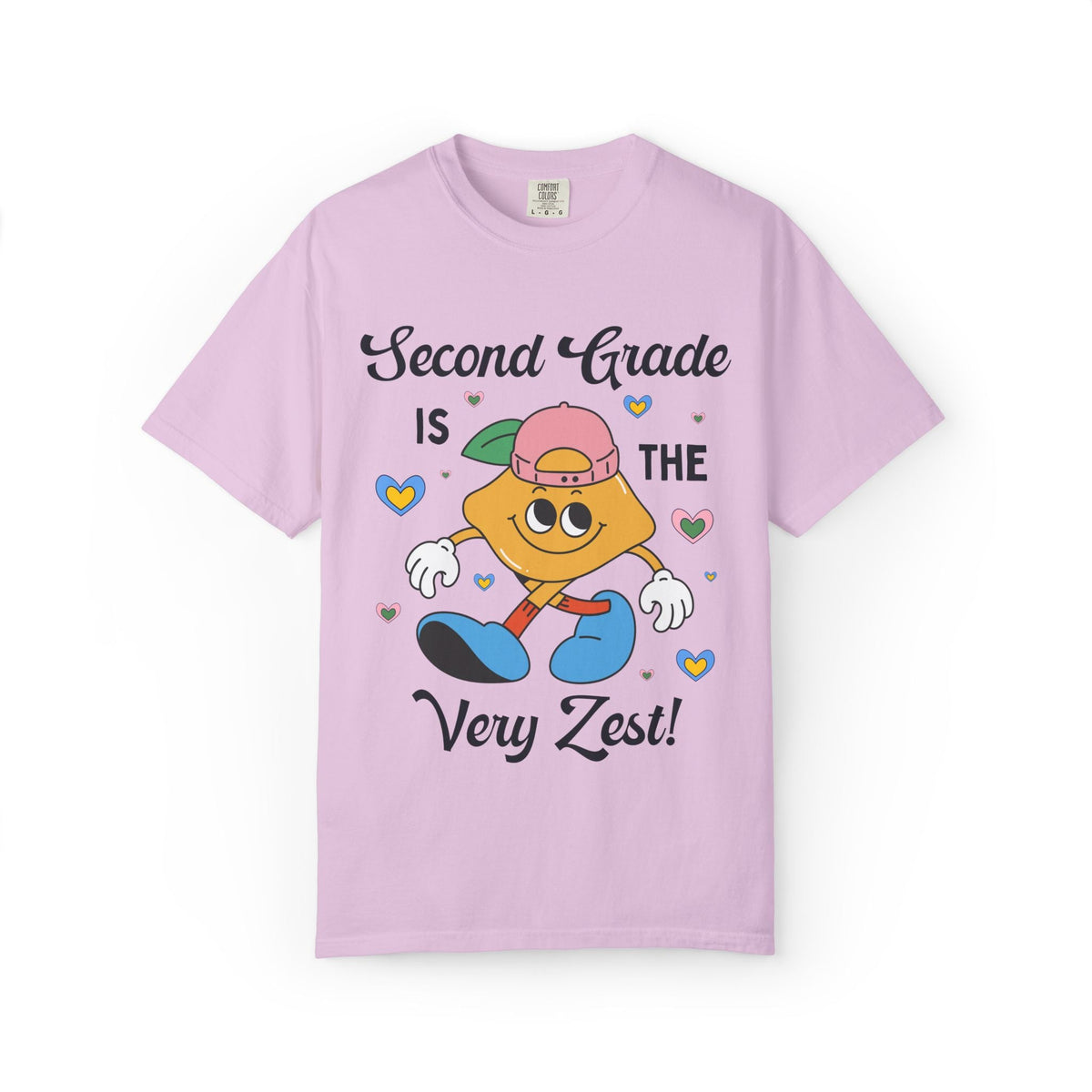 Second Grade is The Very Zest: Matching Teacher T-Shirt for Meet the Teacher Night or Back to School - Opal and June