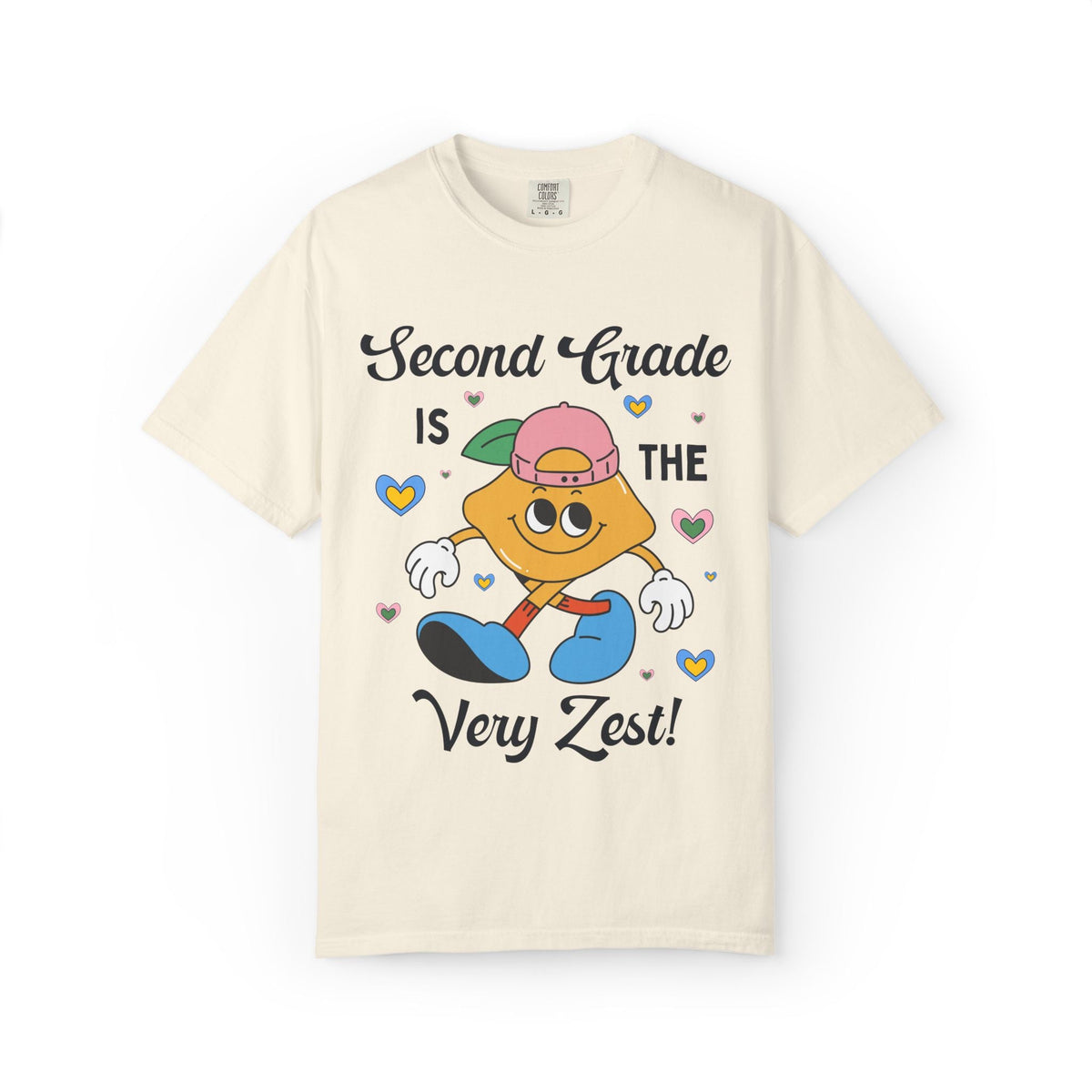 Second Grade is The Very Zest: Matching Teacher T-Shirt for Meet the Teacher Night or Back to School - Opal and June