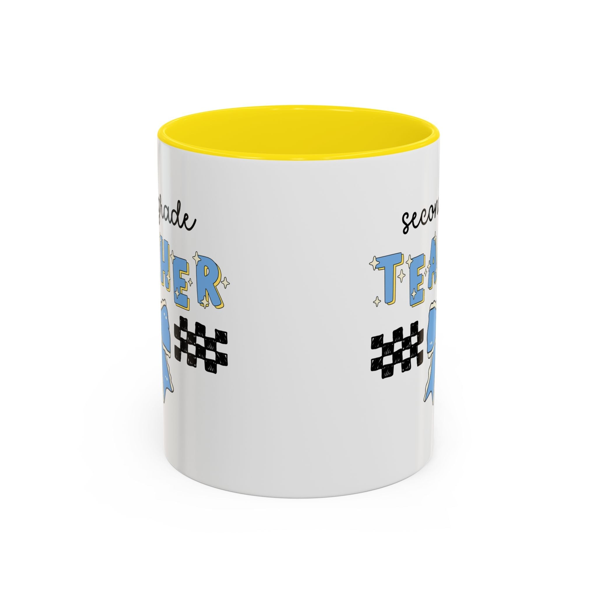 Second Grade Teacher Coffee Mug for First Day of School, Meet the Teacher Night, Cute Teaching Major Gift, New 1st Grade Teacher, Mug with Bow - Opal and June