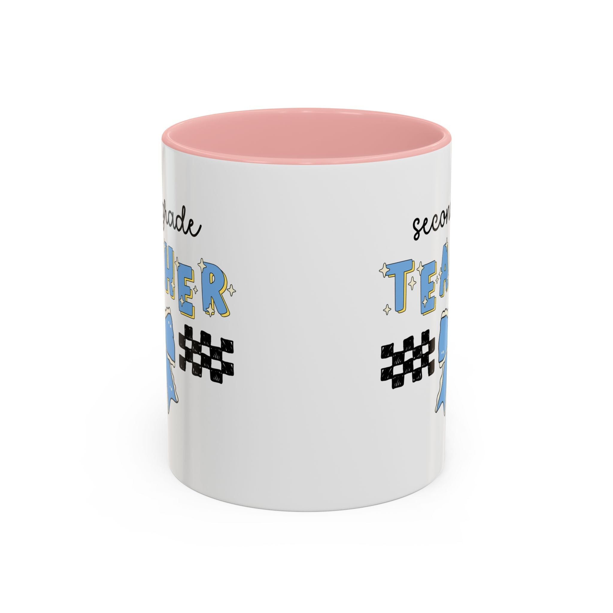 Second Grade Teacher Coffee Mug for First Day of School, Meet the Teacher Night, Cute Teaching Major Gift, New 1st Grade Teacher, Mug with Bow - Opal and June