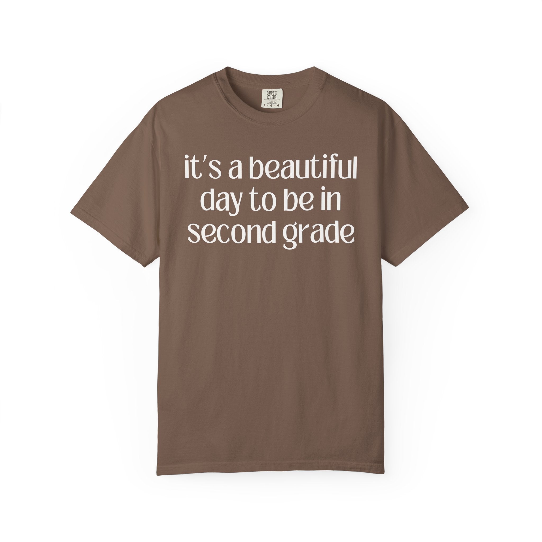 Second Grade Teacher Tee Shirt for Back to School, Cute Matching Teacher T-Shirt for First Day of School, Elementary School New Teacher Gift - Opal and June