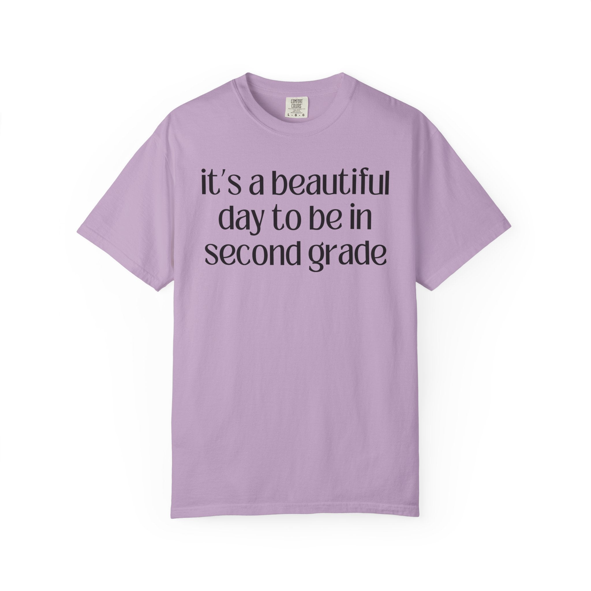 Second Grade Teacher Tee Shirt for Back to School, Cute Matching Teacher T-Shirt for First Day of School, Elementary School New Teacher Gift - Opal and June