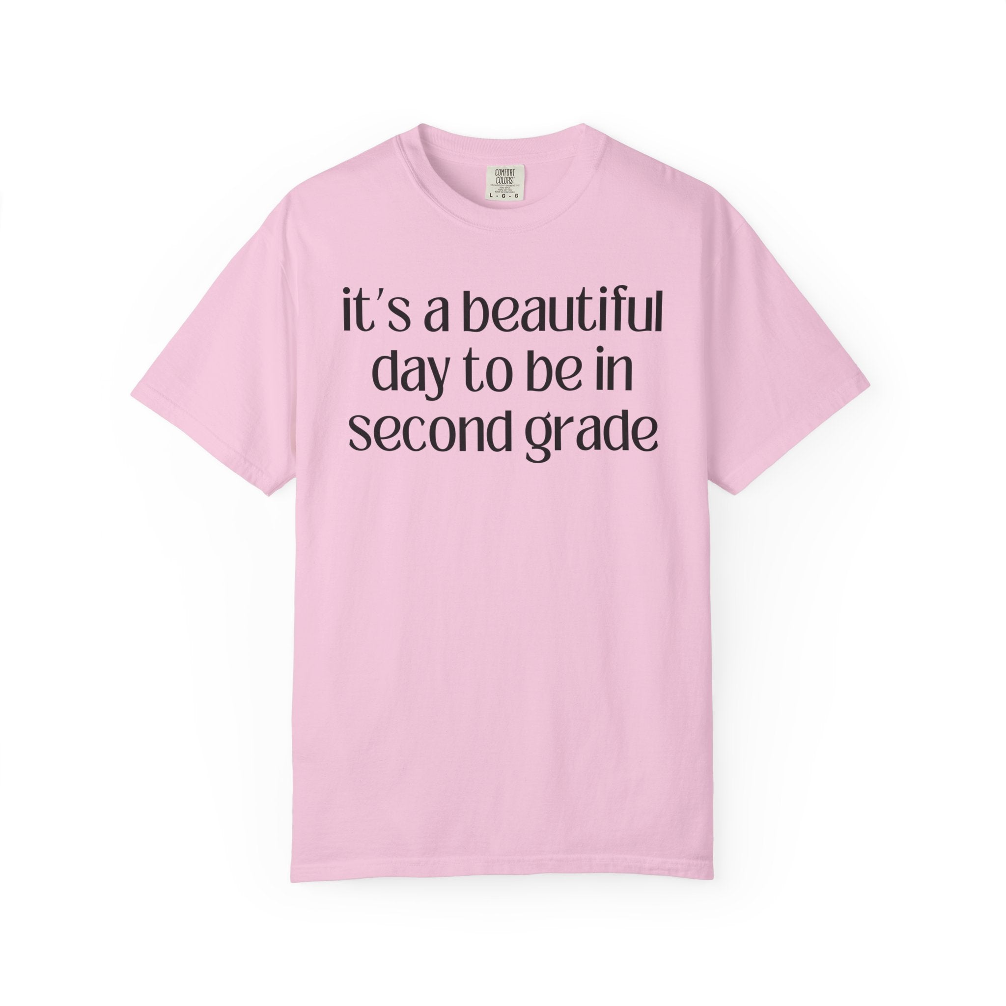 Second Grade Teacher Tee Shirt for Back to School, Cute Matching Teacher T-Shirt for First Day of School, Elementary School New Teacher Gift - Opal and June