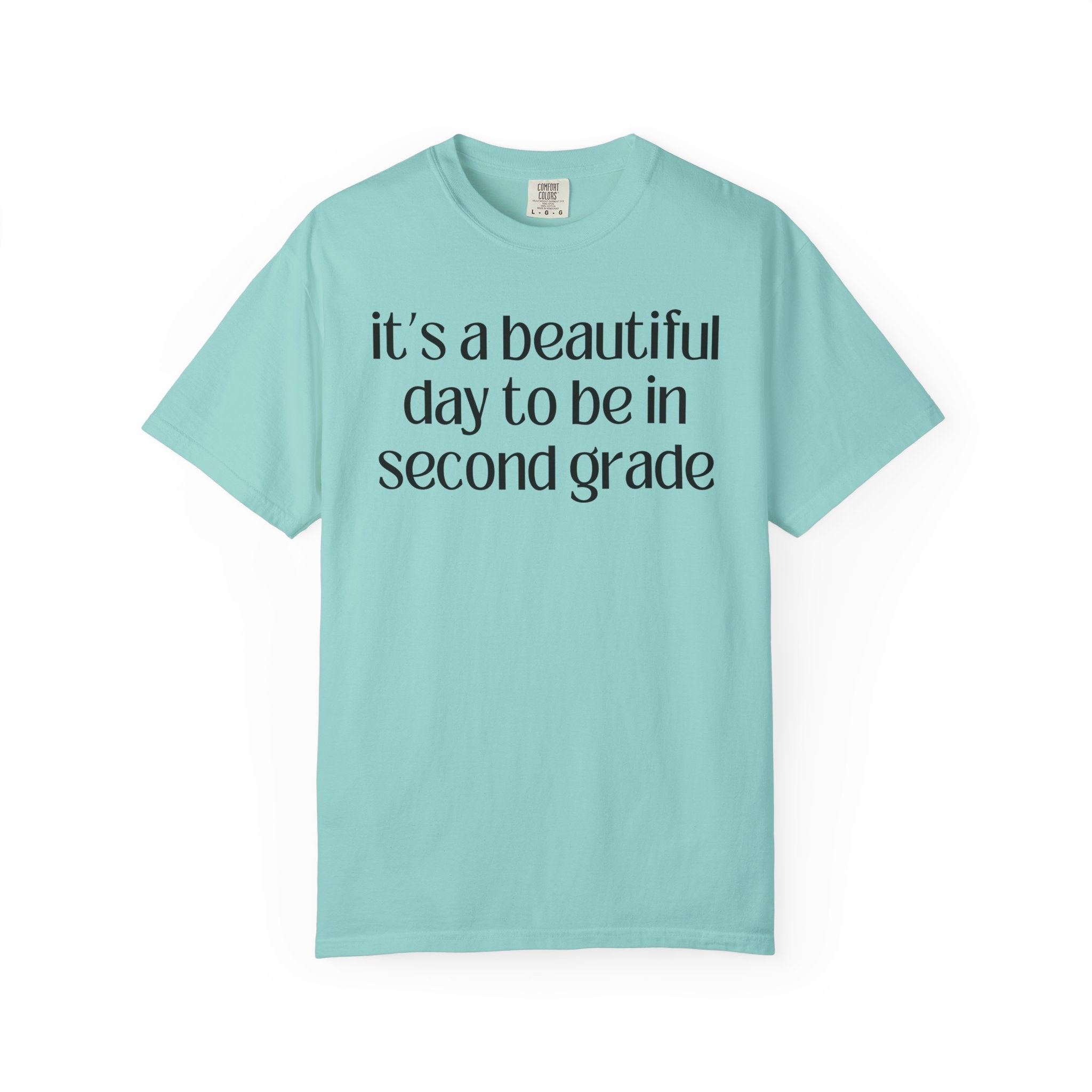 Second Grade Teacher Tee Shirt for Back to School, Cute Matching Teacher T-Shirt for First Day of School, Elementary School New Teacher Gift - Opal and June