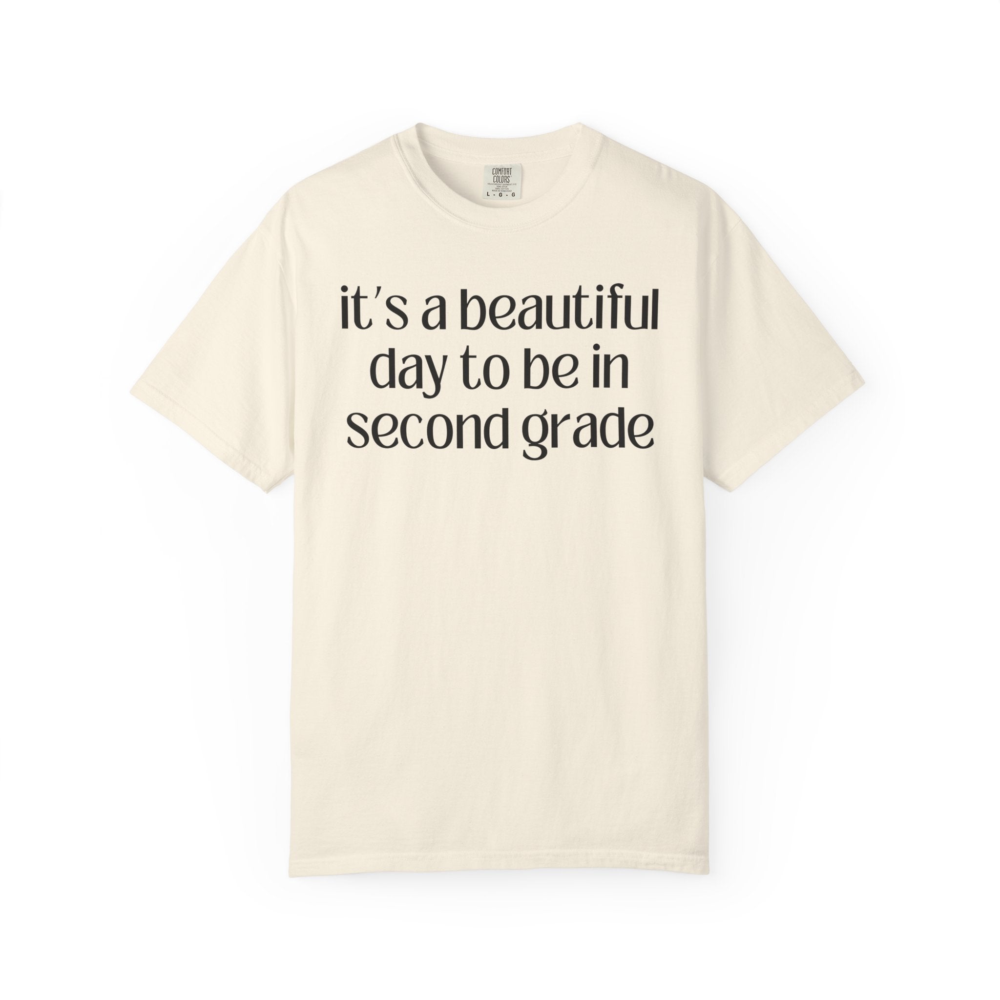 Second Grade Teacher Tee Shirt for Back to School, Cute Matching Teacher T-Shirt for First Day of School, Elementary School New Teacher Gift - Opal and June
