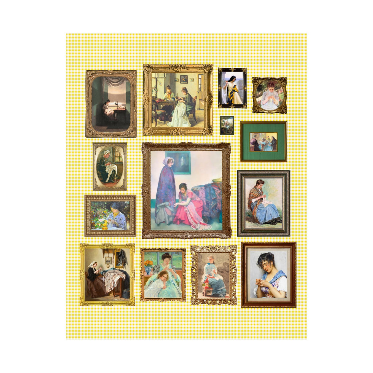 Sewing Art History Poster Print - Opal and June