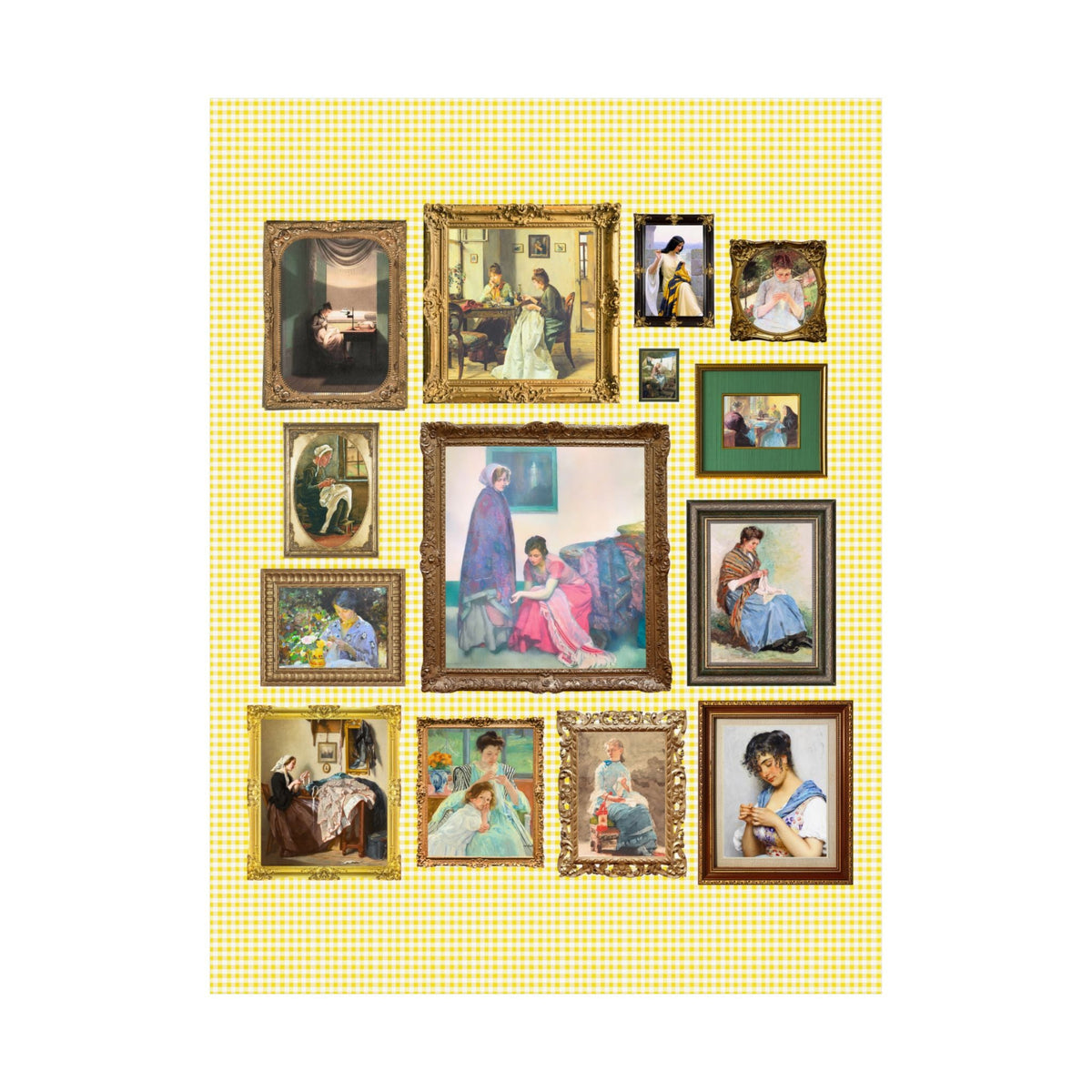Sewing Art History Poster Print - Opal and June
