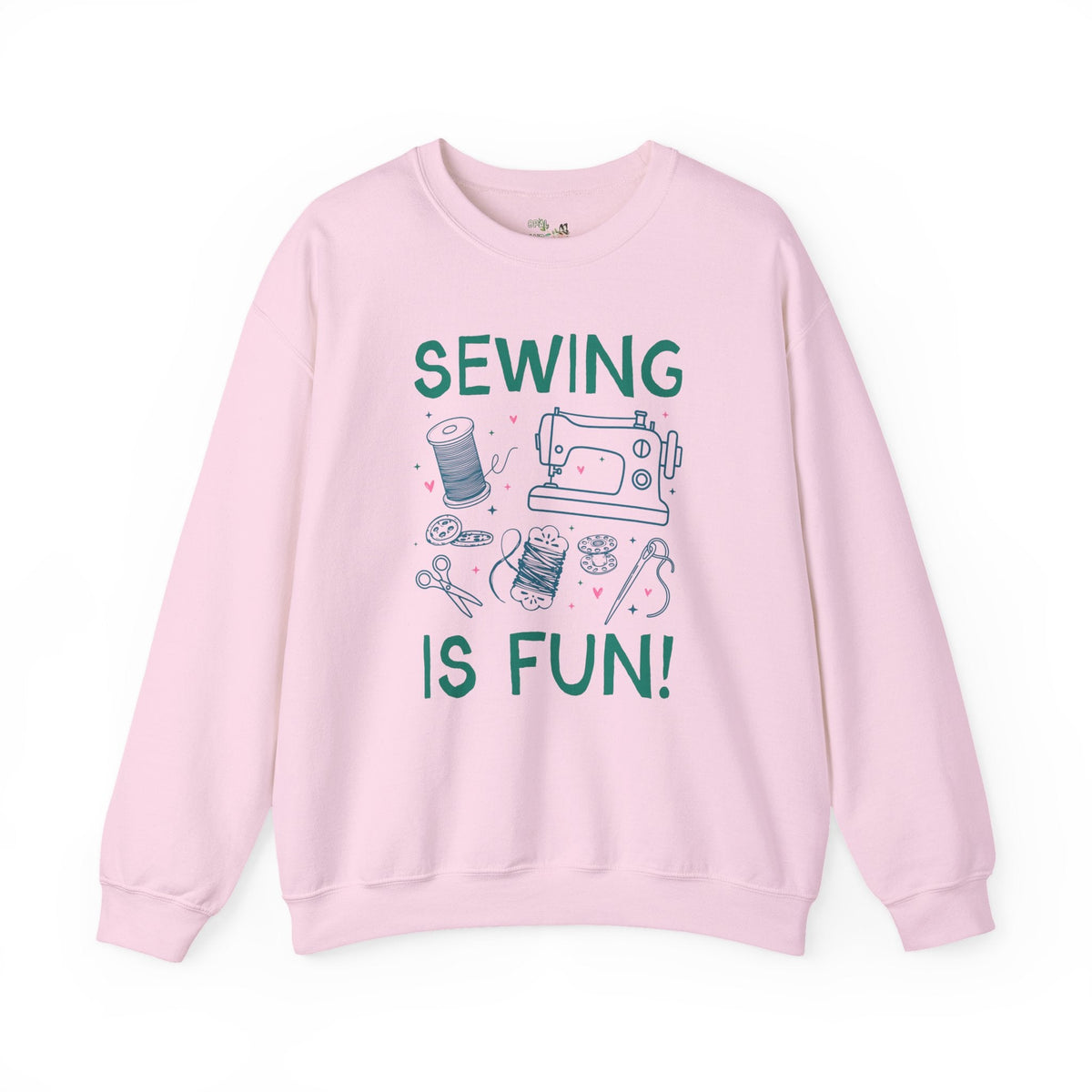 Sewing is Fun Sweatshirt for Seamstress or Sewist, Cute Crafting Crewneck for Mom or Sister Who Sews, Grandma Hobbies Gift - Opal and June