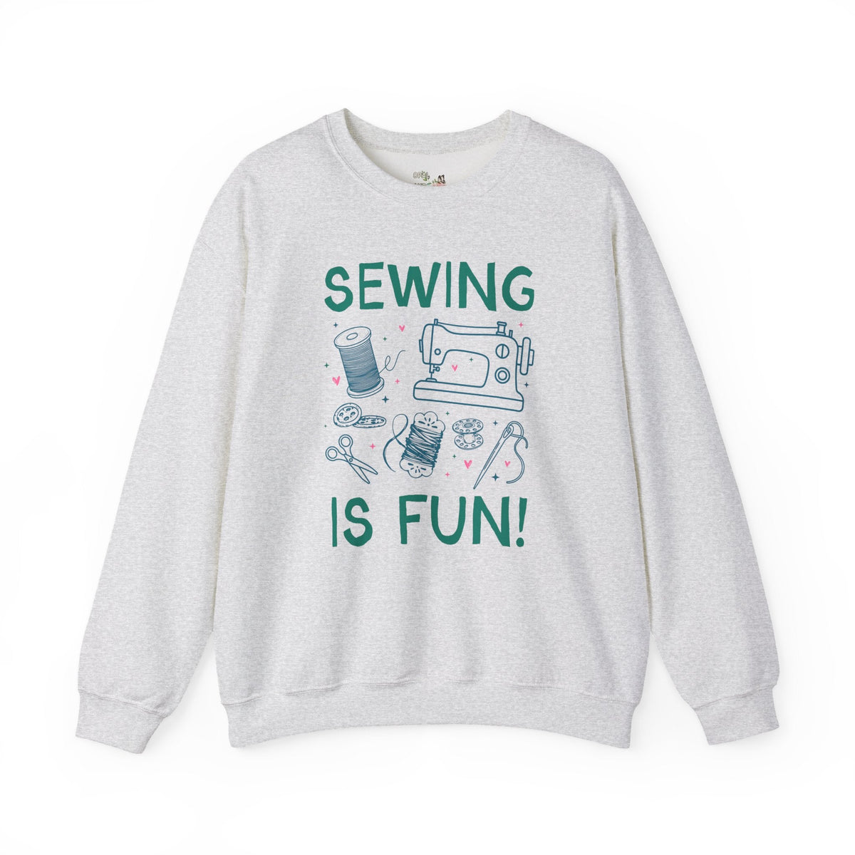 Sewing is Fun Sweatshirt for Seamstress or Sewist, Cute Crafting Crewneck for Mom or Sister Who Sews, Grandma Hobbies Gift - Opal and June