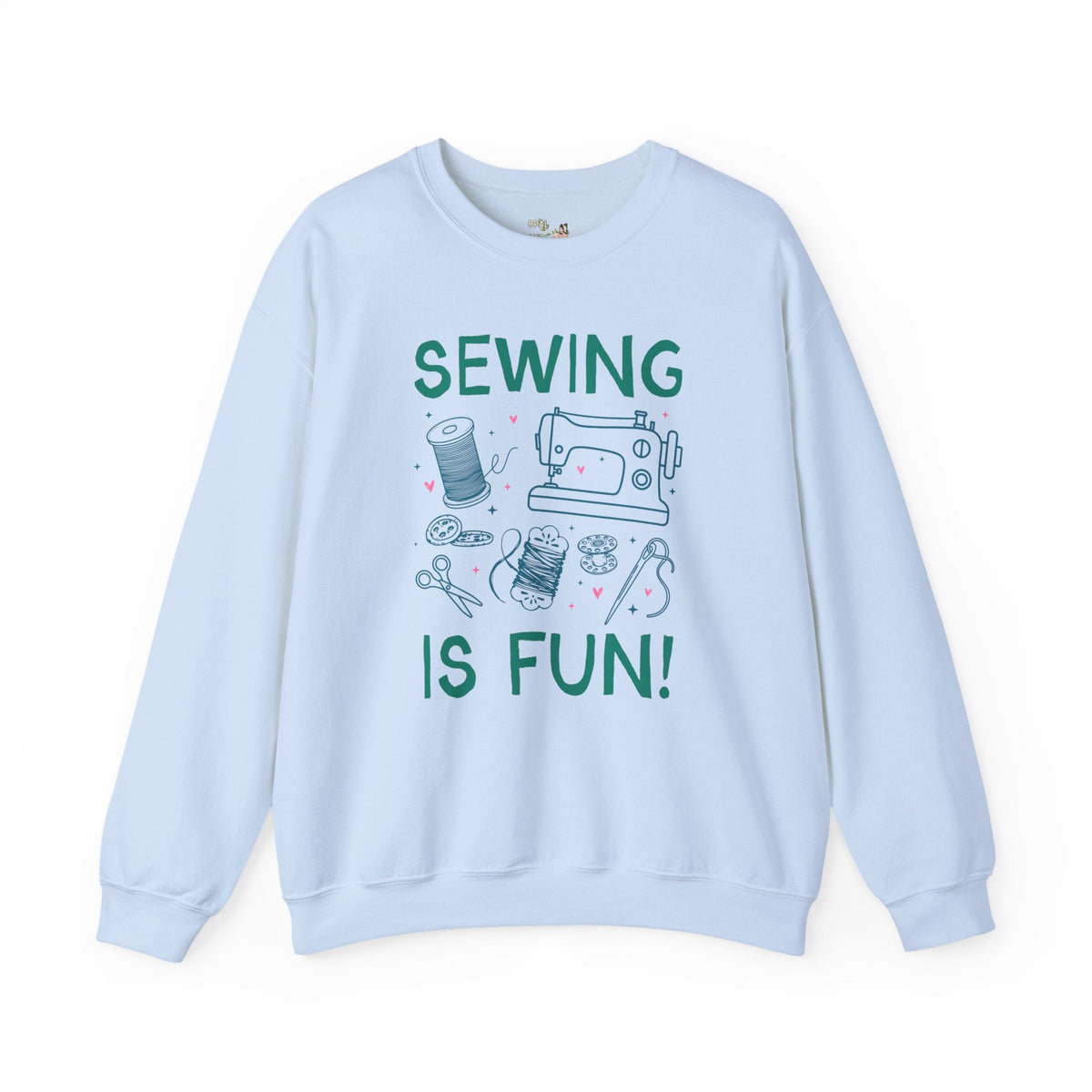 Sewing is Fun Sweatshirt for Seamstress or Sewist, Cute Crafting Crewneck for Mom or Sister Who Sews, Grandma Hobbies Gift - Opal and June