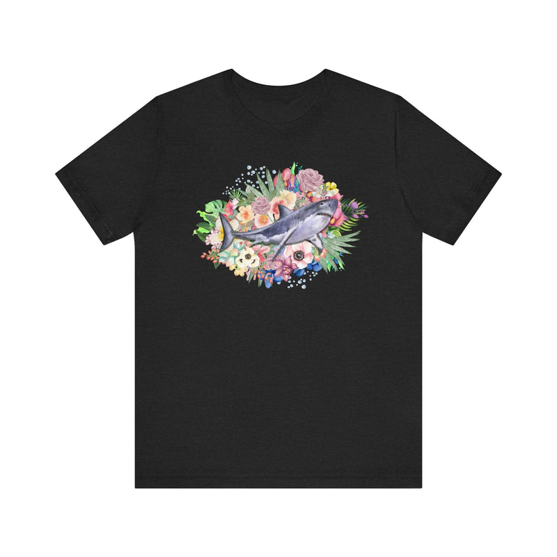 Shark T-Shirt: Summer Flowers - Opal and June