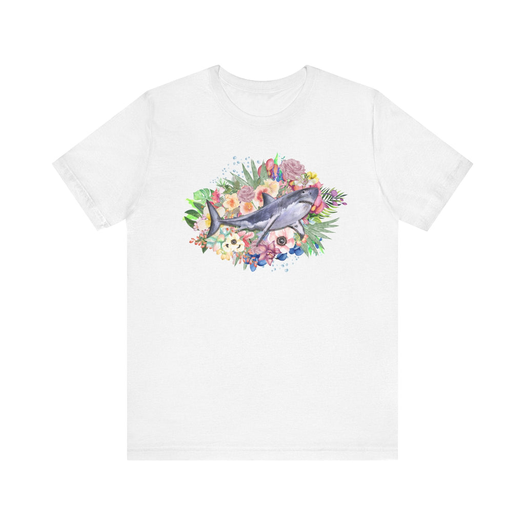 Shark T-Shirt: Summer Flowers - Opal and June