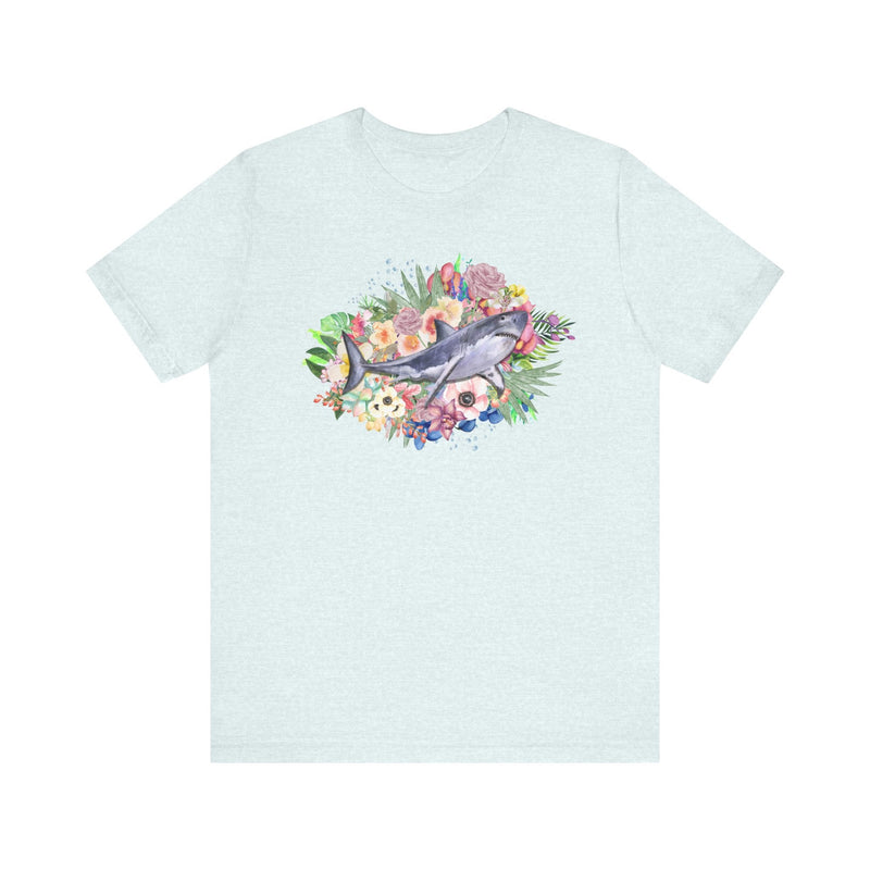 Shark T-Shirt: Summer Flowers - Opal and June