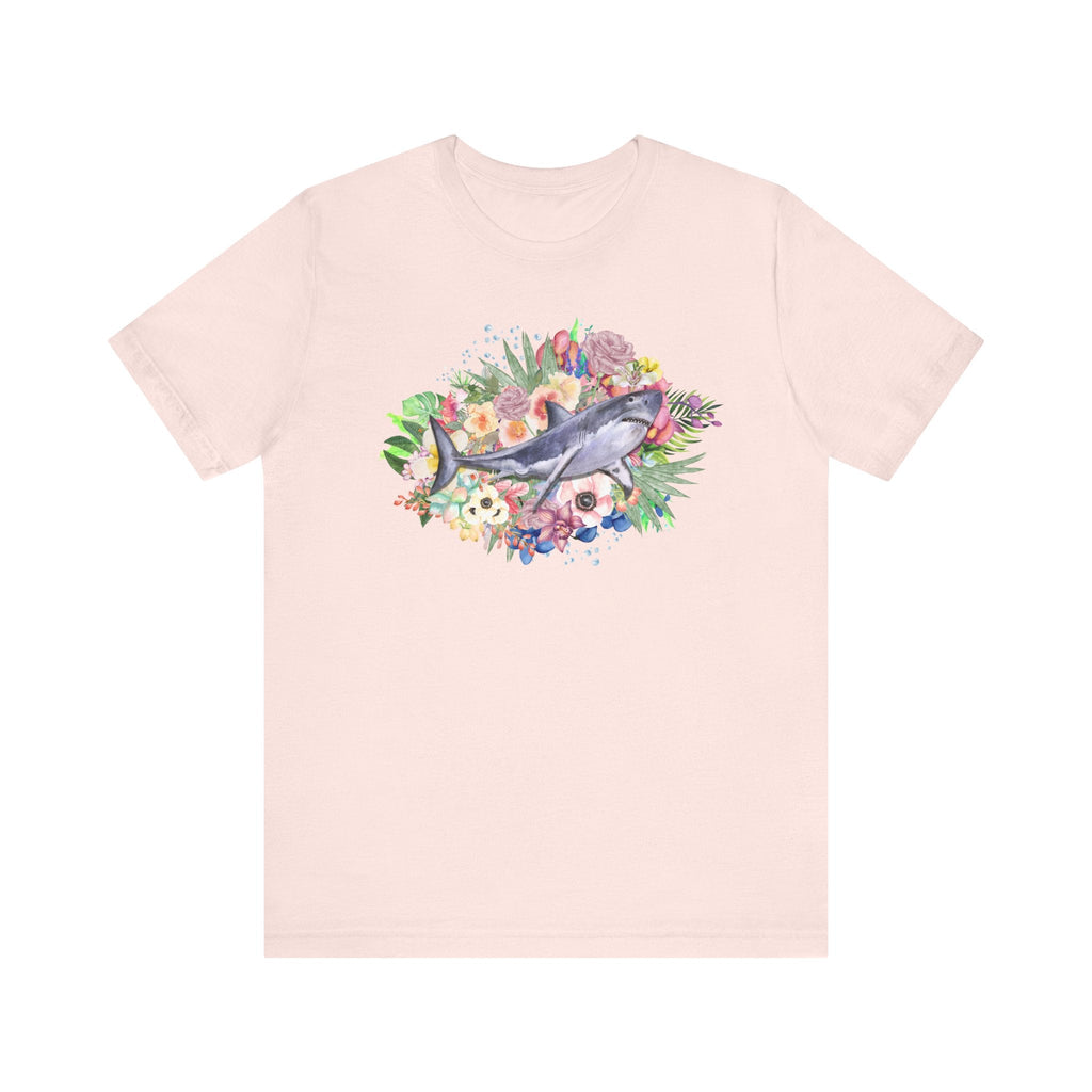 Shark T-Shirt: Summer Flowers - Opal and June