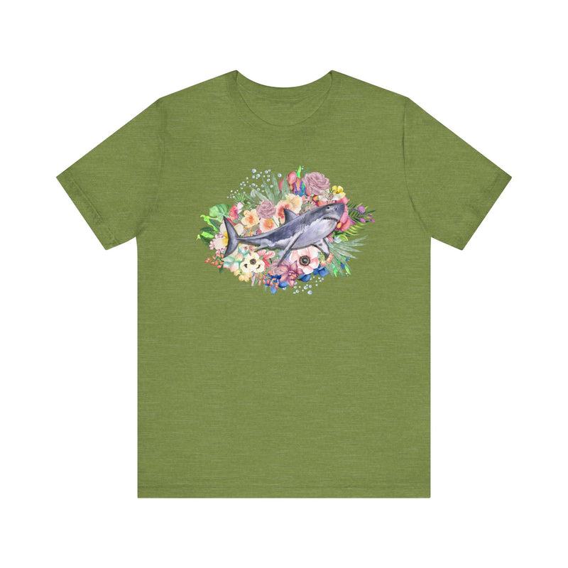 Shark T-Shirt: Summer Flowers - Opal and June