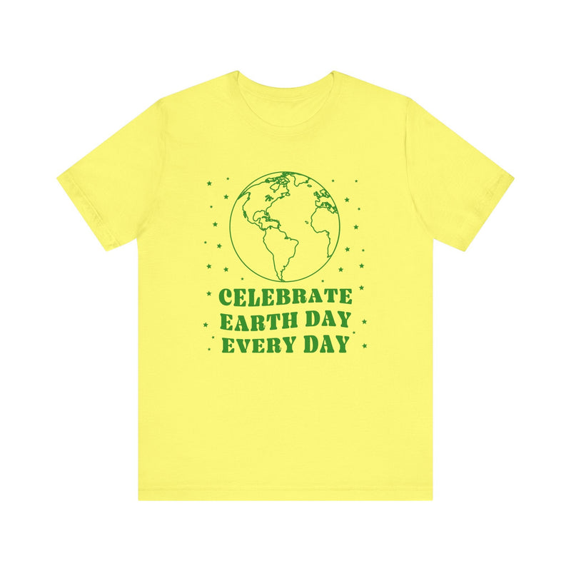 Shirt for Earth Day: Celebrate Earth Day Every Day | Groovy Retro Aesthetic Shirt for Nature Lover, Save the Planet Climate Change Leftist T - Opal and June