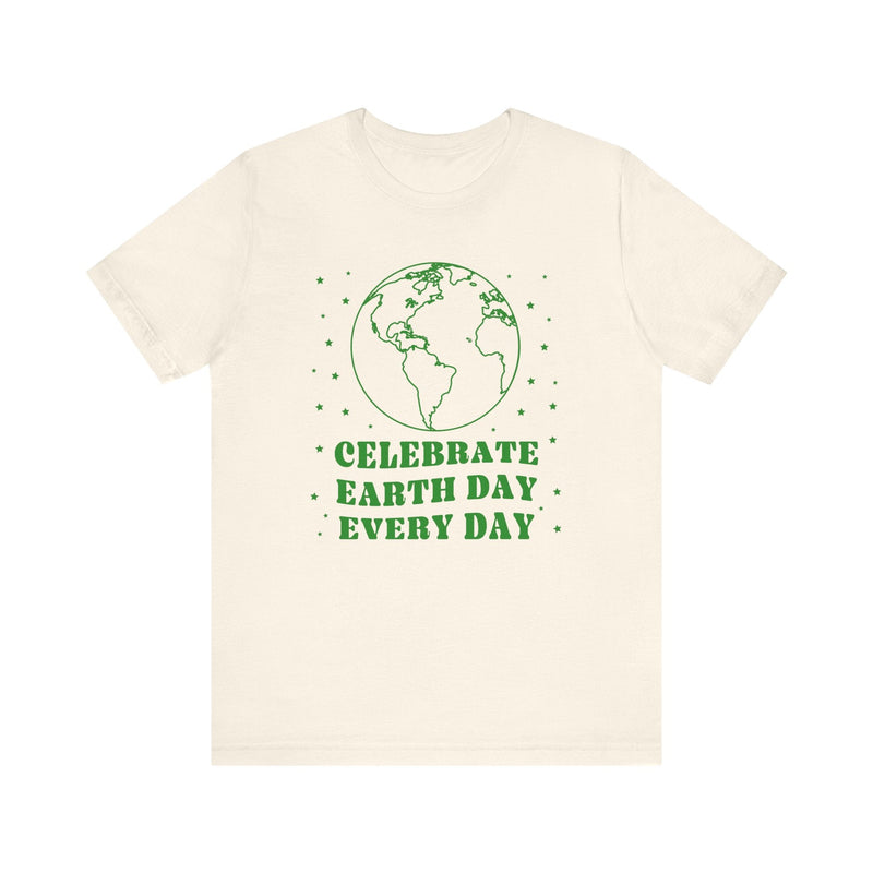 Shirt for Earth Day: Celebrate Earth Day Every Day | Groovy Retro Aesthetic Shirt for Nature Lover, Save the Planet Climate Change Leftist T - Opal and June