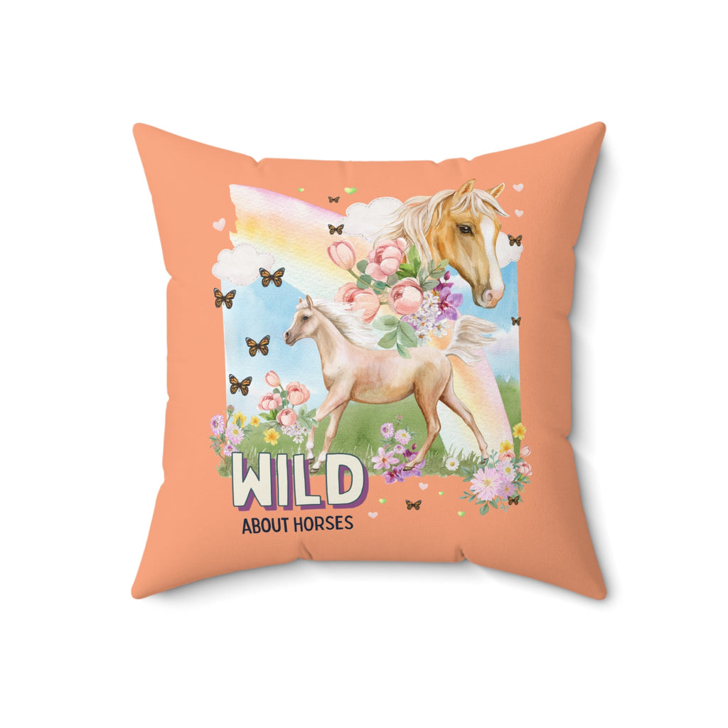 Silly and Kitschy Horse Pillow - Opal and June