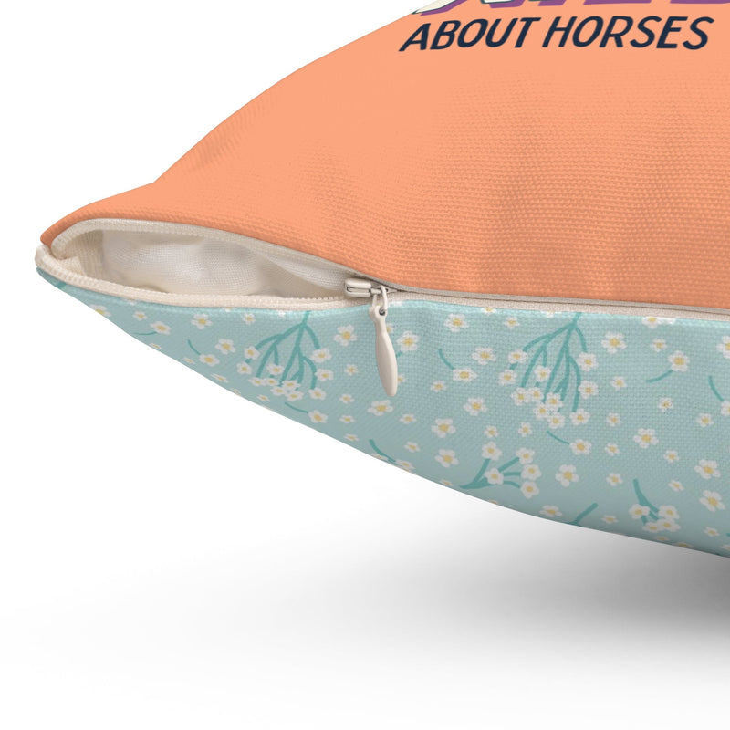 Silly and Kitschy Horse Pillow - Opal and June