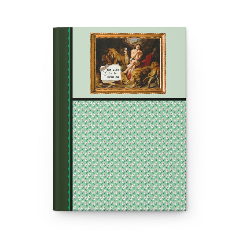 Silly Art History Notebook: The Vibe is in Shambles, Funny Saying Diary, Peter Paul Rubens 17th Century Painting, European Art History Gift - Opal and June