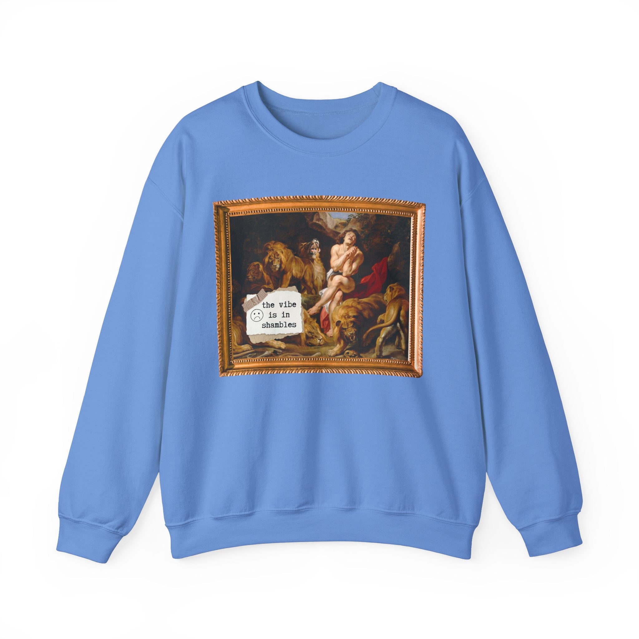 Silly Art History Sweatshirt: The Vibe is in Shambles, Funny Saying Shirt, Peter Paul Rubens 17th Century Painting European Art History Gift - Opal and June