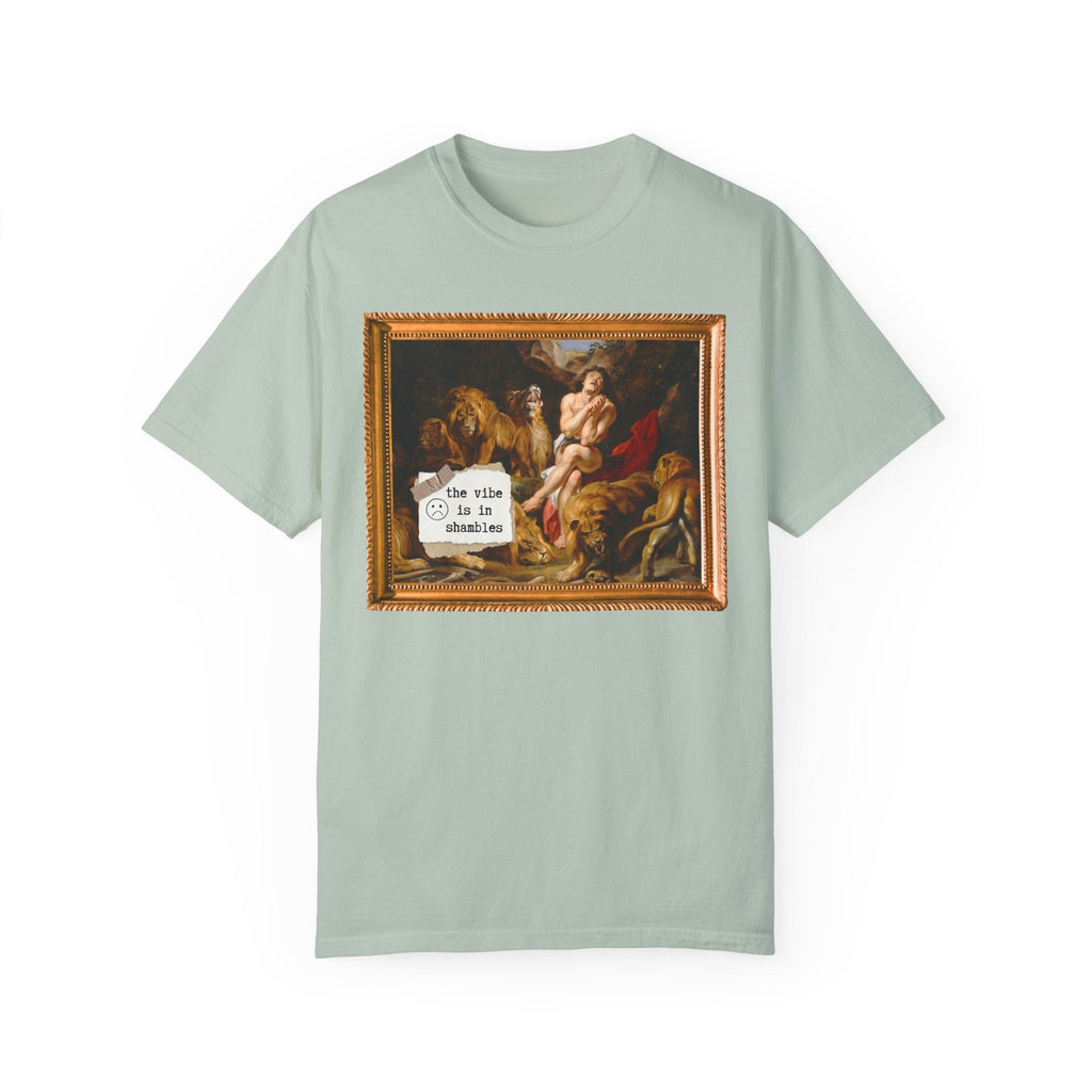 Silly Art History Tee Shirt: The Vibe is in Shambles, Funny Saying Shirt, Peter Paul Rubens 17th Century Painting, European Art History Gift - Opal and June