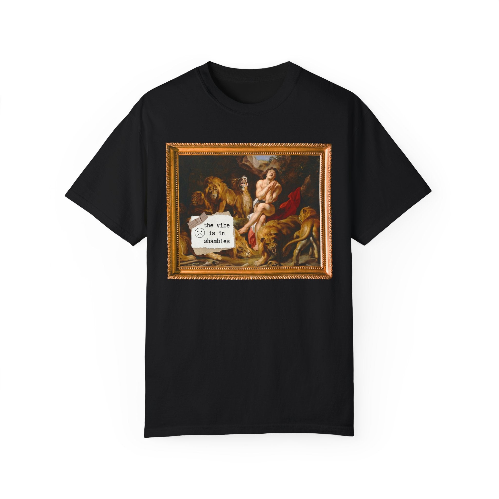 Silly Art History Tee Shirt: The Vibe is in Shambles, Funny Saying Shirt, Peter Paul Rubens 17th Century Painting, European Art History Gift - Opal and June