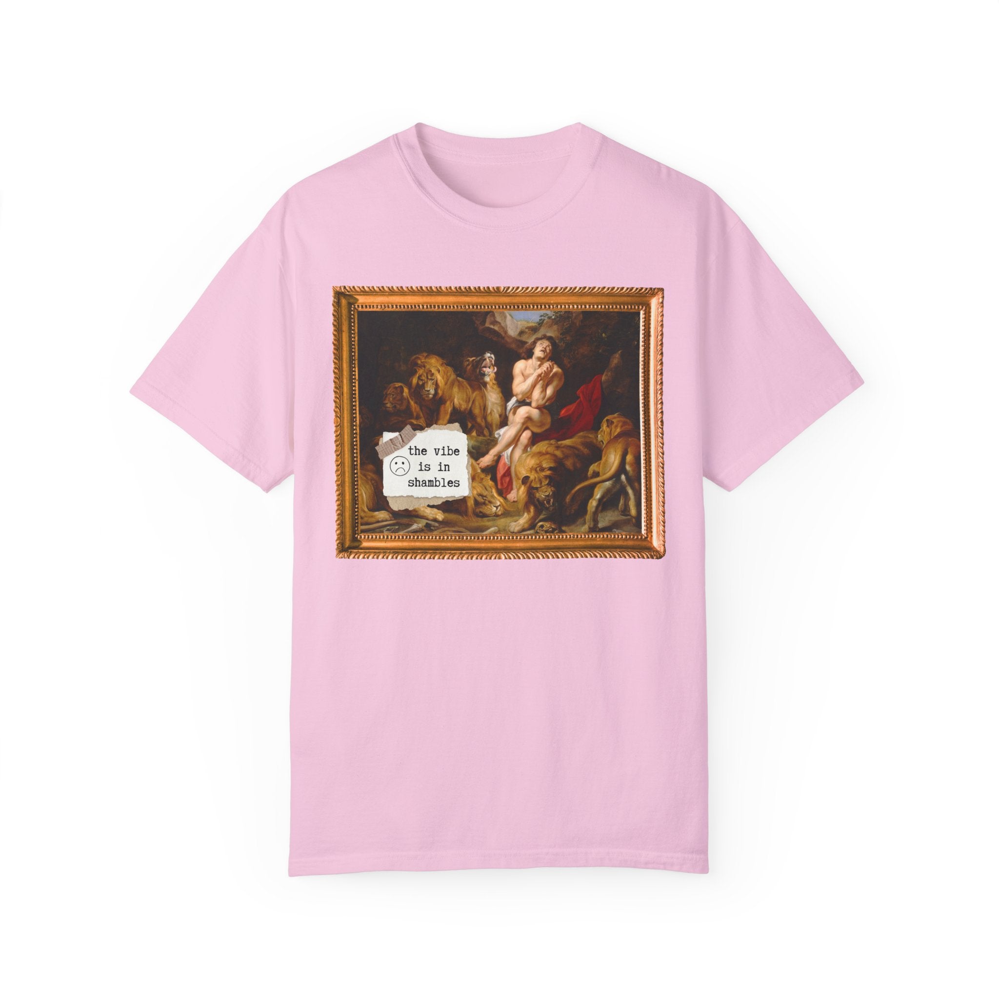 Silly Art History Tee Shirt: The Vibe is in Shambles, Funny Saying Shirt, Peter Paul Rubens 17th Century Painting, European Art History Gift - Opal and June