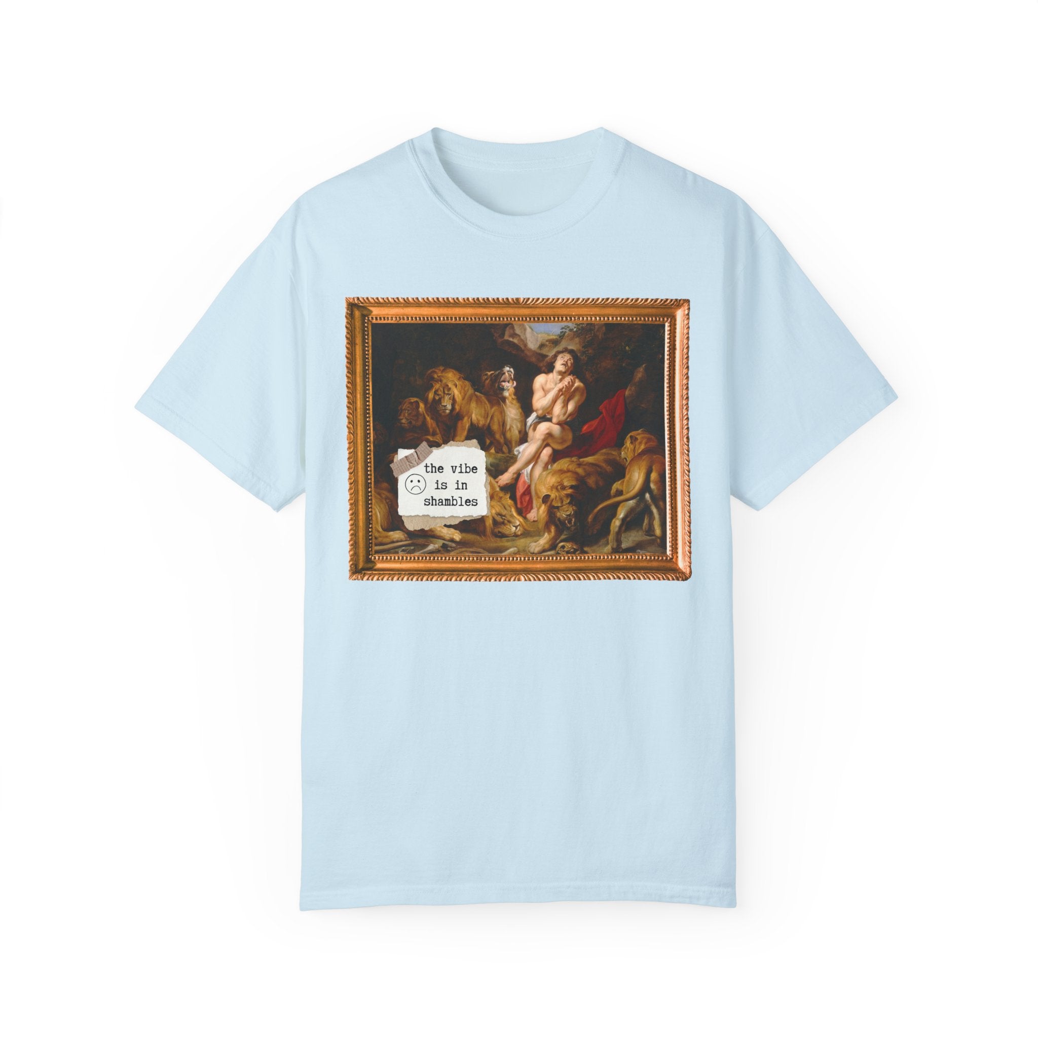 Silly Art History Tee Shirt: The Vibe is in Shambles, Funny Saying Shirt, Peter Paul Rubens 17th Century Painting, European Art History Gift - Opal and June
