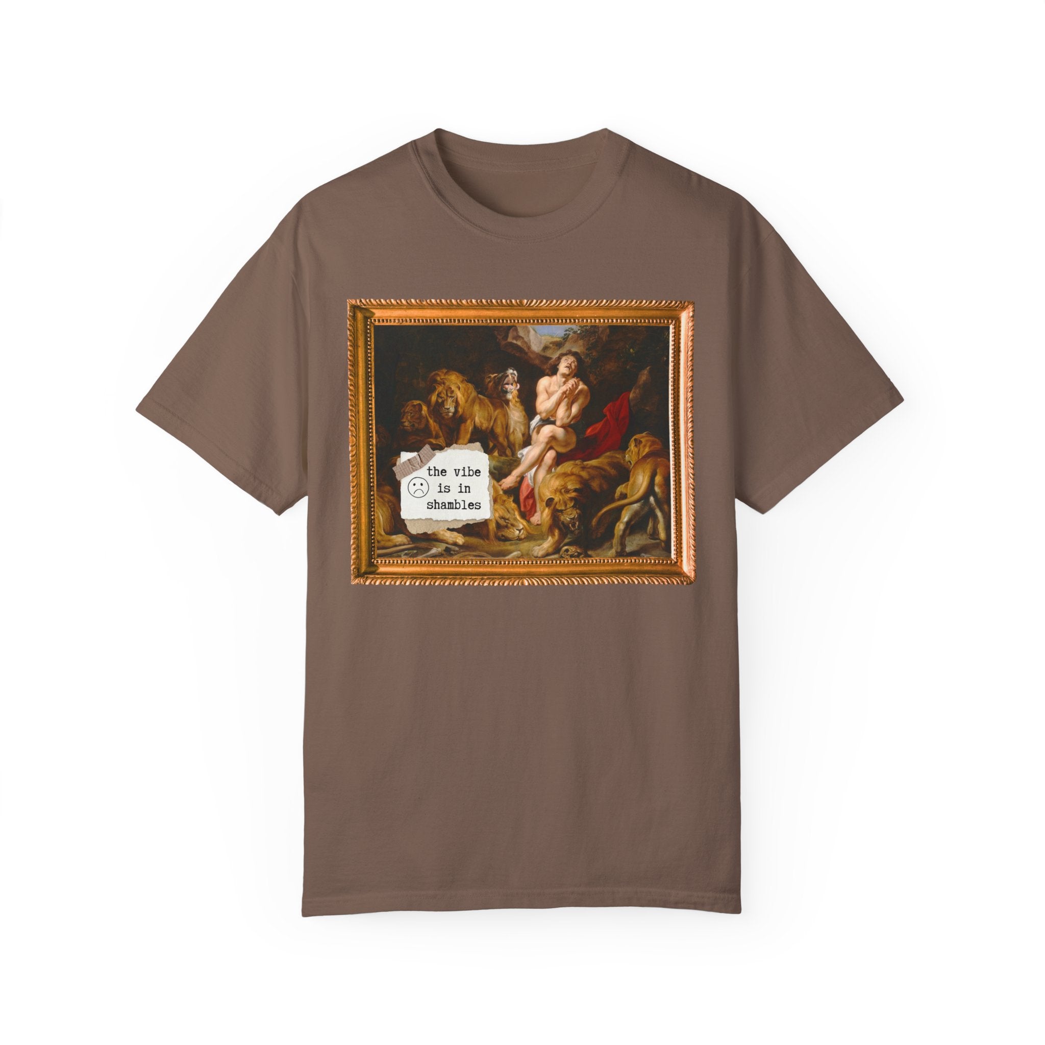 Silly Art History Tee Shirt: The Vibe is in Shambles, Funny Saying Shirt, Peter Paul Rubens 17th Century Painting, European Art History Gift - Opal and June