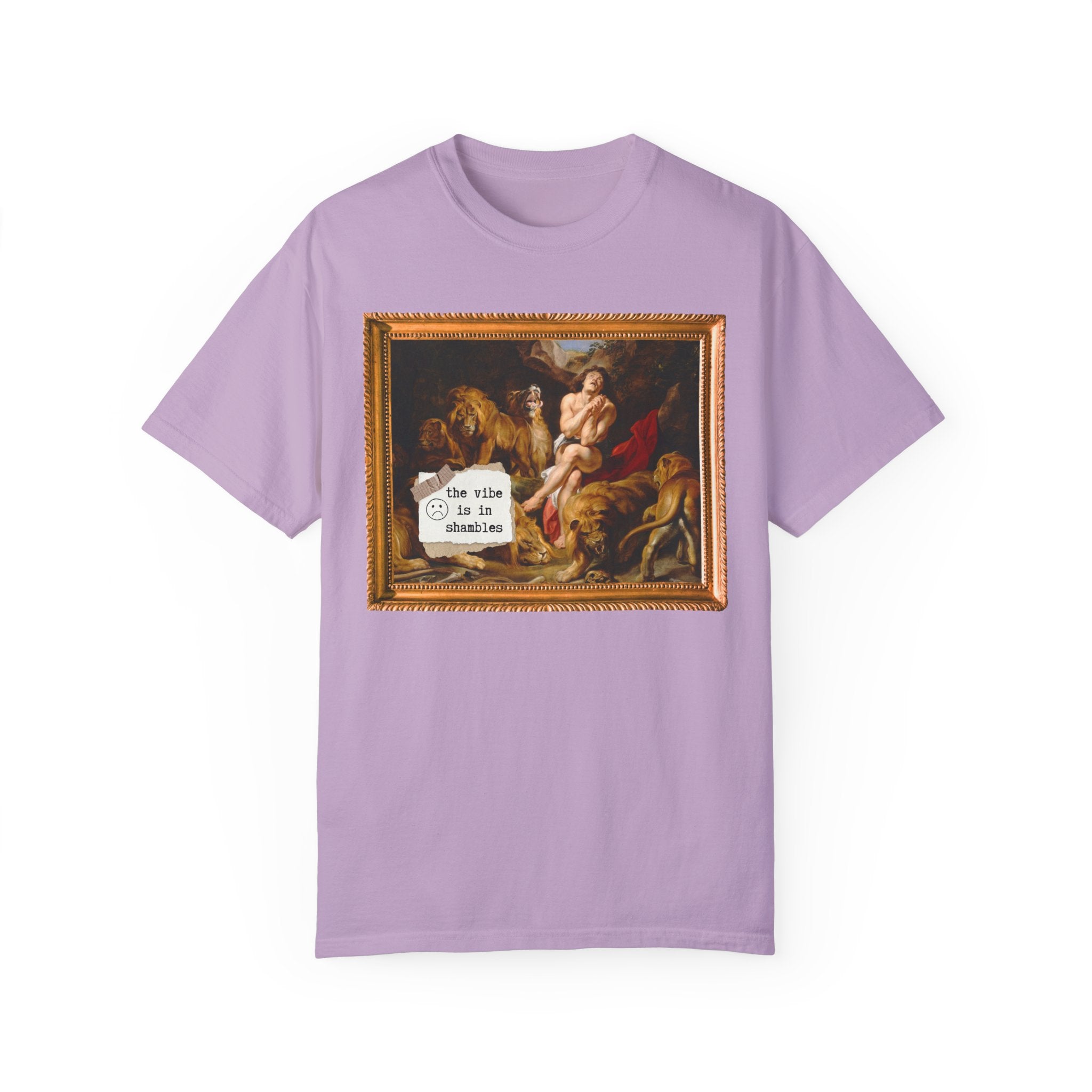 Silly Art History Tee Shirt: The Vibe is in Shambles, Funny Saying Shirt, Peter Paul Rubens 17th Century Painting, European Art History Gift - Opal and June