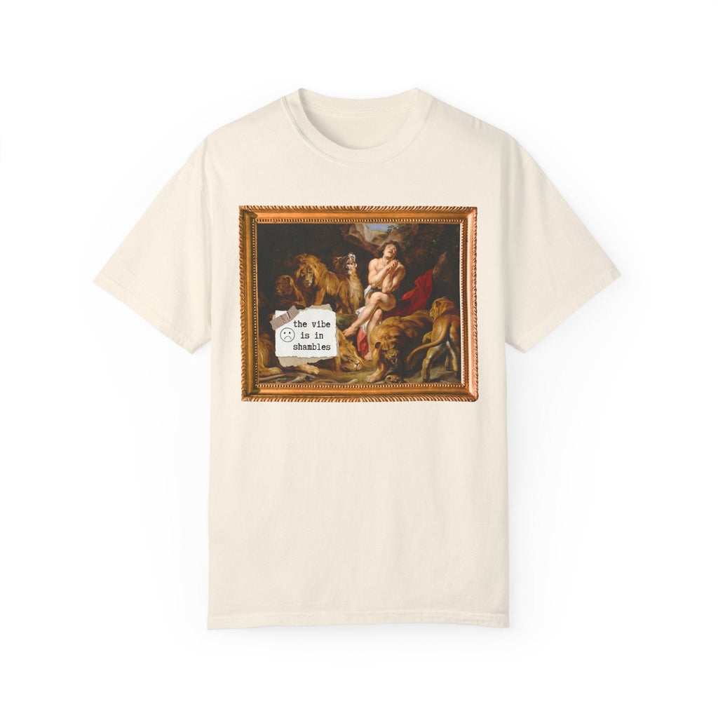 Silly Art History Tee Shirt: The Vibe is in Shambles, Funny Saying Shirt, Peter Paul Rubens 17th Century Painting, European Art History Gift - Opal and June