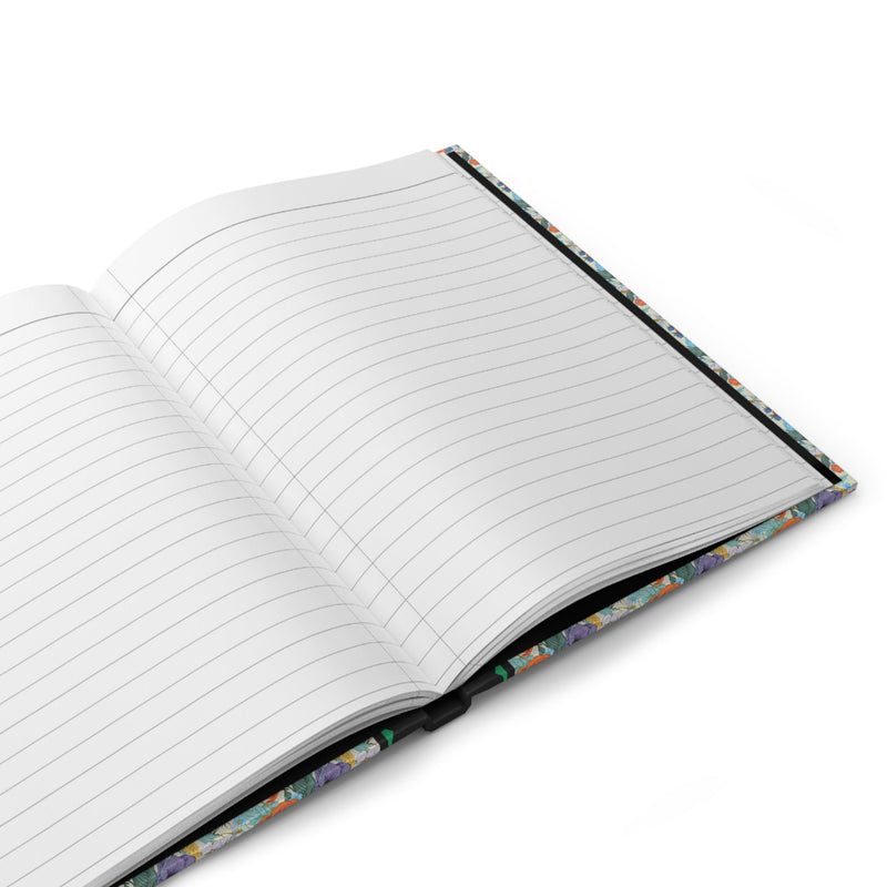 Silly Aur Naur Hardcover Notebook, Colorful Flowers: Funny Saying Journal, Cozy Weirdcore Gift for Girlfriend or Friend Who Loves to Write - Opal and June