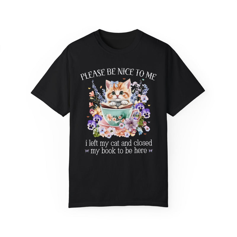 Silly Bookish T-Shirt for Cat Mom - Opal and June