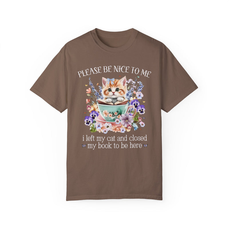 Silly Bookish T-Shirt for Cat Mom - Opal and June