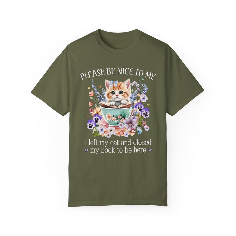 Silly Bookish T-Shirt for Cat Mom - Opal and June