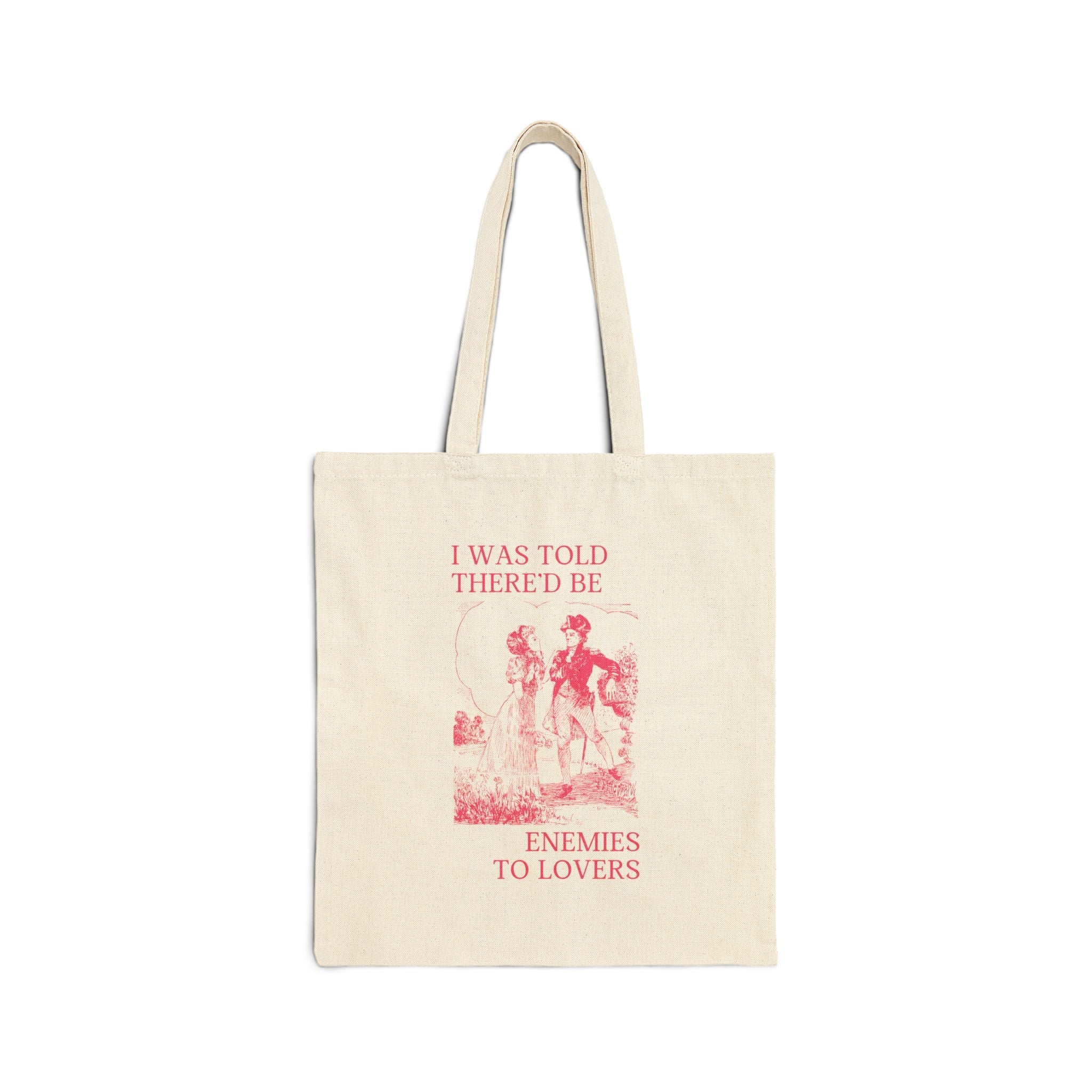 Silly Bookish Tote Bag for Romance Reader: Enemies to Lovers - Opal and June