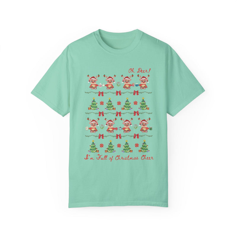 Silly Christmas Deer Tee Shirt - Opal and June