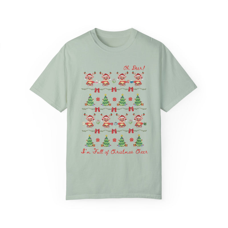 Silly Christmas Deer Tee Shirt - Opal and June