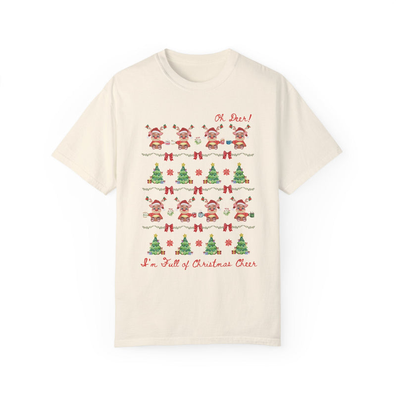 Silly Christmas Deer Tee Shirt - Opal and June