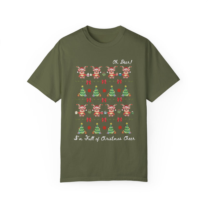 Silly Christmas Deer Tee Shirt - Opal and June