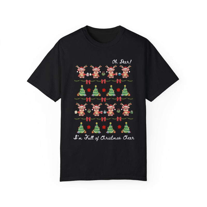 Silly Christmas Deer Tee Shirt - Opal and June