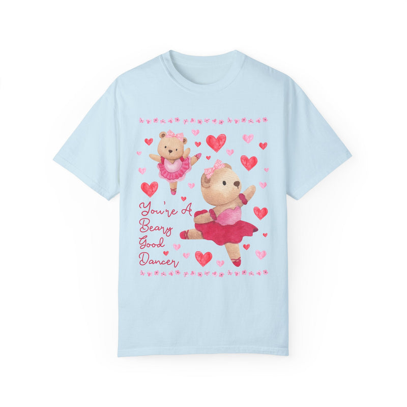 Silly Dance Teacher Tee Shirt, Ballet Teacher: You're a Beary Good Dancer, Encouraging Balletcore Shirt, Cute 90s Aesthetic Tee with Hearts - Opal and June