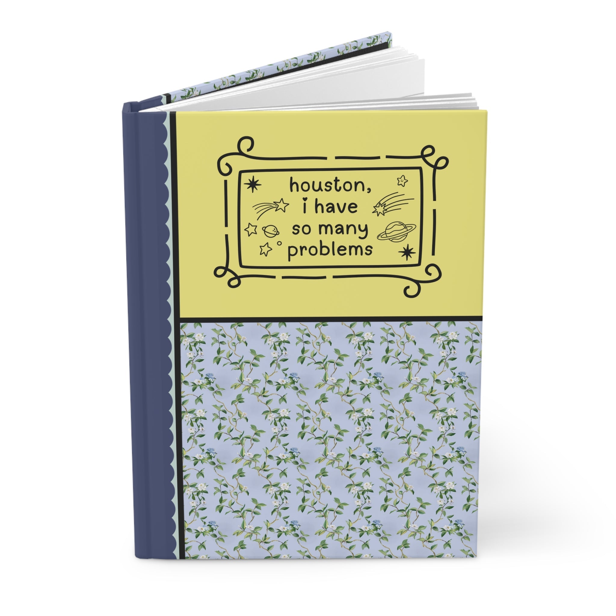 Silly Floral Notebook for Writer: So Many Problems - Opal and June